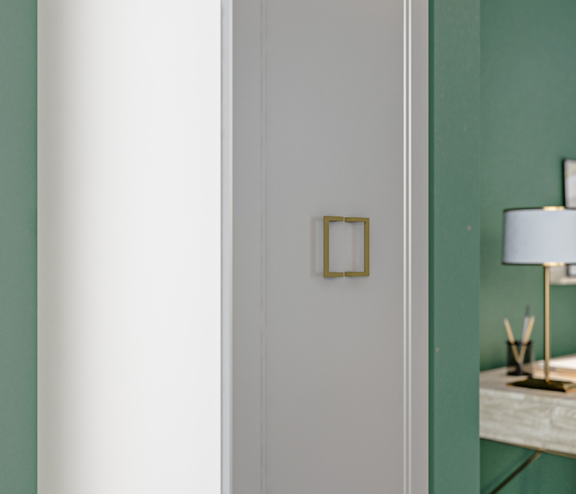 Для одежды, Пенал Макс с двумя ящиками с фасадом Ассоль Кашемир серый