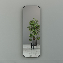 Дизайнерское настенное зеркало GENGLASS Kuvino M в металлической раме