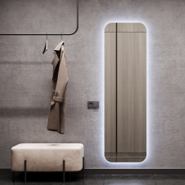 Зеркало с подсветкой GENGLASS KUVINO NF LED L, с проводом