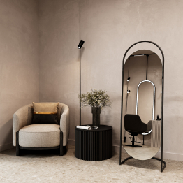 Напольное зеркало GENGLASS Evelum в металлической раме