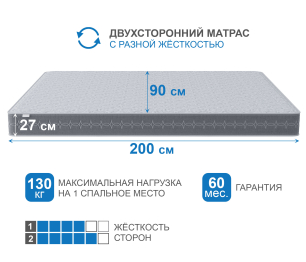 Столлайн / Матрас Сити-Генуя 900х2000