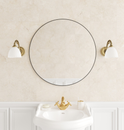 Дизайнерское настенное зеркало GENGLASS Rauntel M в металлической раме