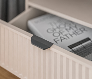 Тумба прикроватная Турин СБ-3575 Кашемир серый/МДФ Кашемир